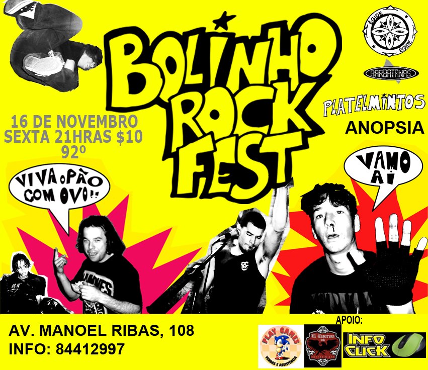 16/11 – Bolinho Rock Fest